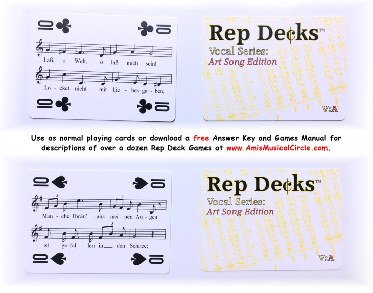 Rep Decks - Vocal Series: Art Song Edition