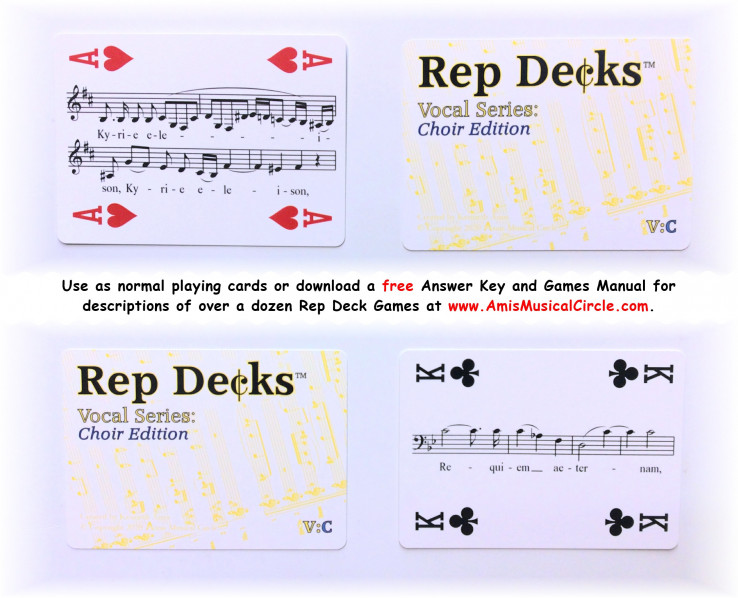 Rep Decks - Vocal Series: Choir Edition